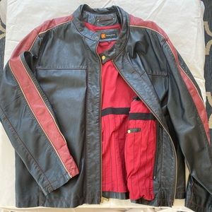 Black & Red Leather Jacket